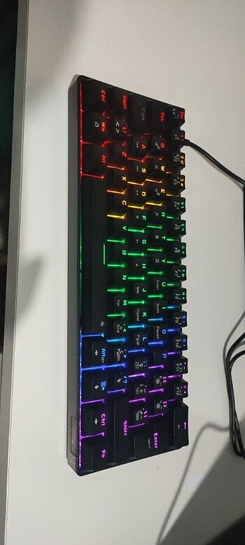 Oyuncu klavyesi zyoulang t60 blue switch