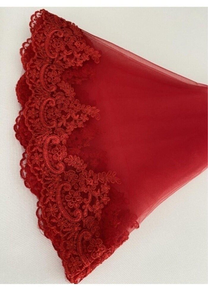 Gelin duvak takımı eldiven kuşak mevcuttur - Görsel 2