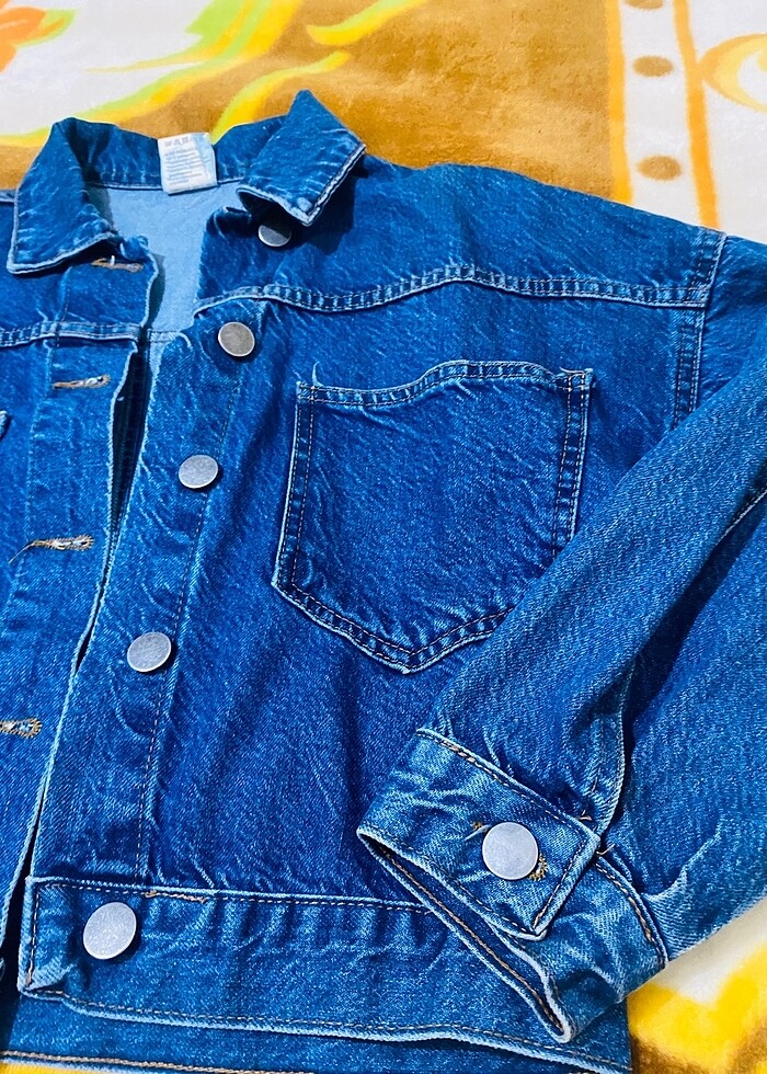 Mavi kot ceket - Görsel 2