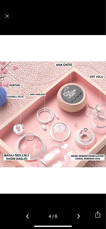 ACURA Şarjlı süt sağım makinesi - Görsel 3