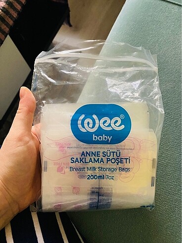 Anne sütü saklama poşeti - Görsel 3