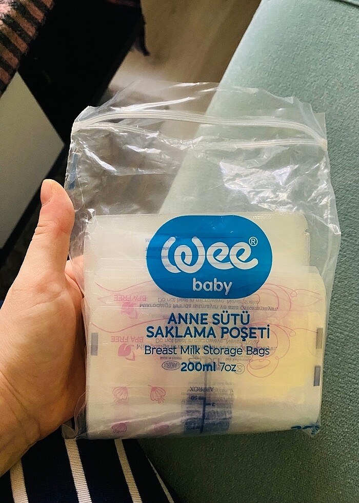 Anne sütü saklama poşeti - Görsel 3