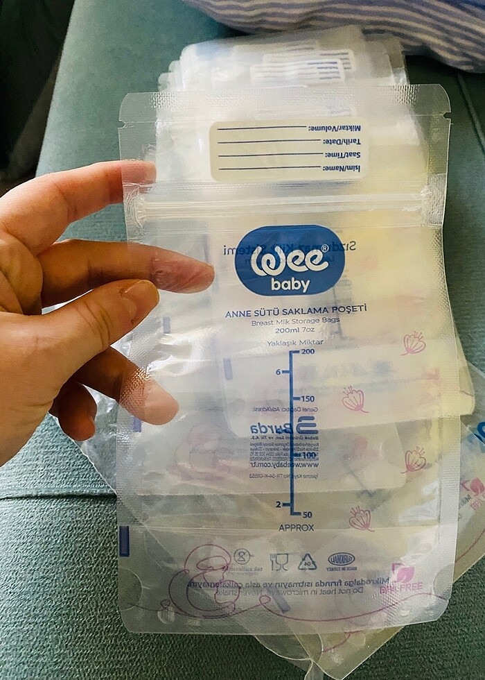 Anne sütü saklama poşeti - Görsel 5