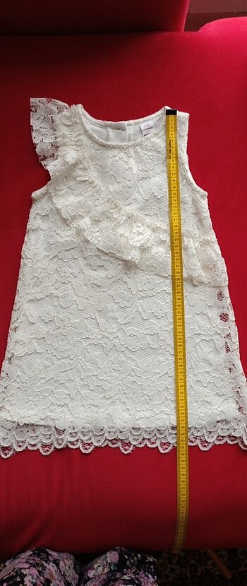 18-24 Ay Beden beyaz Renk Lcw elbise 
