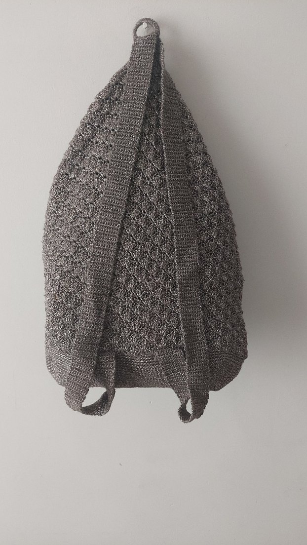 vizon örgü sırt çantası - Görsel 3