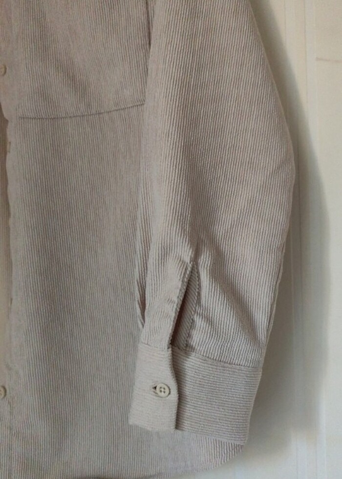 Kaliteli kumaş kalın gömlek - Görsel 2