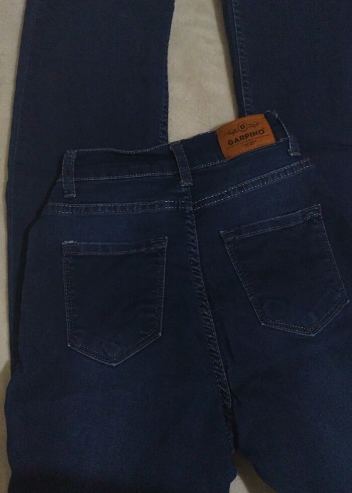 İspanyol Paça Kot Pantolon - Görsel 4