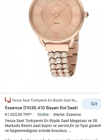Essence kadın saati 