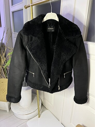 xs Beden siyah Renk Pull bear biker