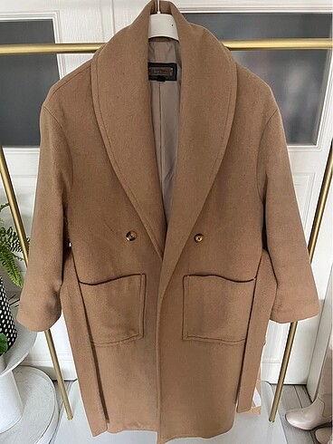 m Beden Mango uzun Oversize kaban