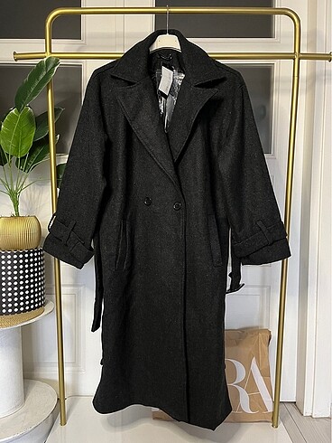 Mango Oversize uzun kaban