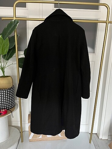 s Beden siyah Renk Oversize uzun kaban
