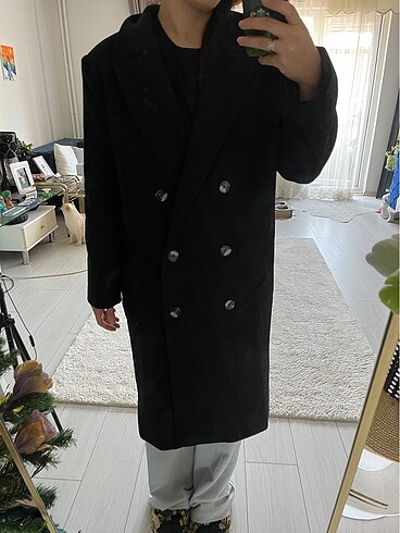 Mango Oversize uzun kaban