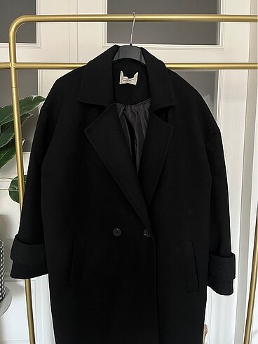 m Beden siyah Renk Mango oversize kaban