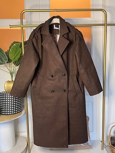 Pull and Bear Pull bear oversize kaban ve kahve kaban