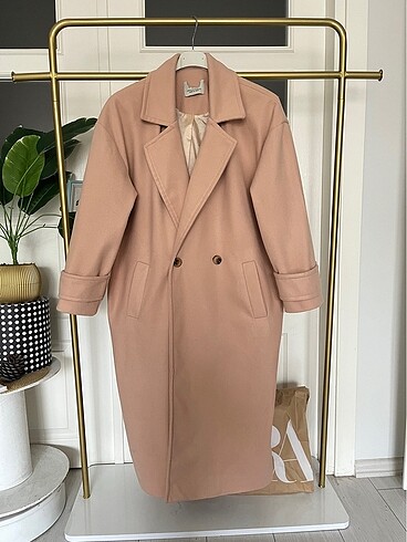 m Beden camel Renk Bej rengi oversize kaban