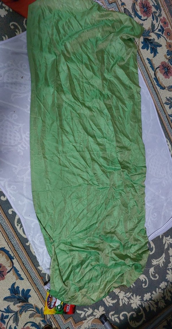 Parlak Yeşil püskülü şal - Görsel 3