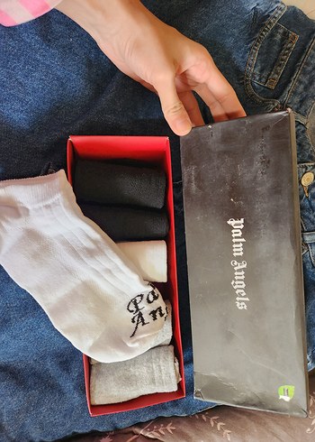 6'lı erkek çorap seti
palm Angels bambu - Görsel 3