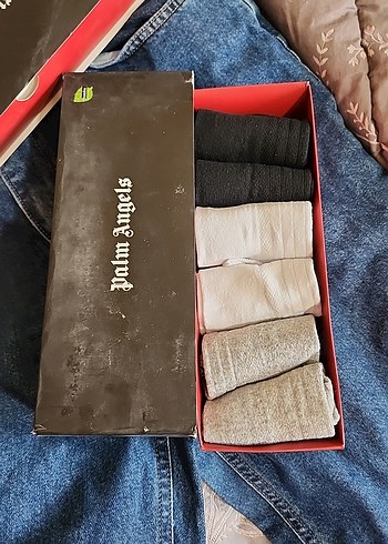 6'lı erkek çorap seti
palm Angels bambu - Görsel 5