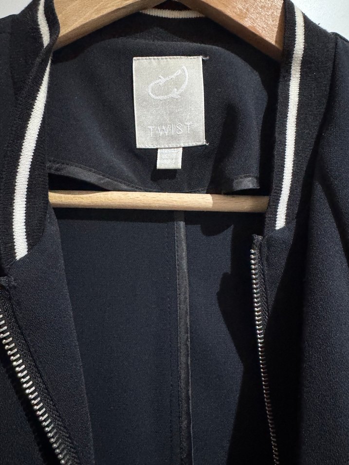 Lacivert Fermuarlı ipekyol ceket - Görsel 4