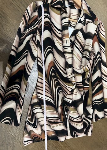 Kahverengi Piliseli V Yaka Mini Kadın Gömlek - Görsel 5