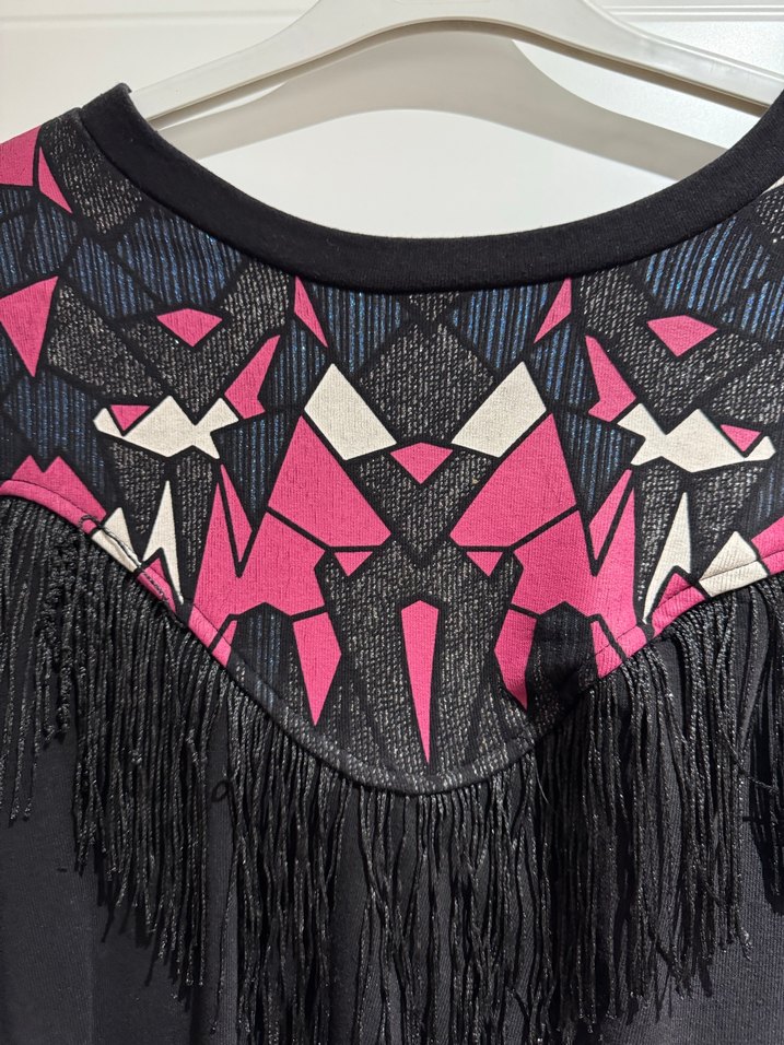 Püsküllü Nakışlı Bohem Kadın Sweatshirt - Görsel 3