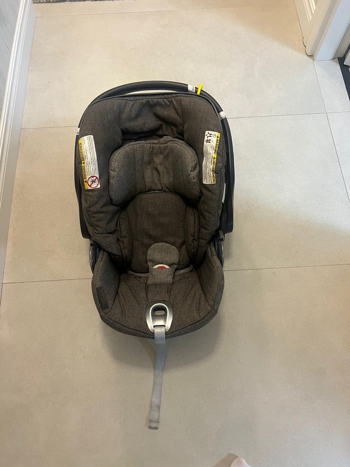 Gri cybex cloud Q Bebek Oto Koltuğu - Görsel 2