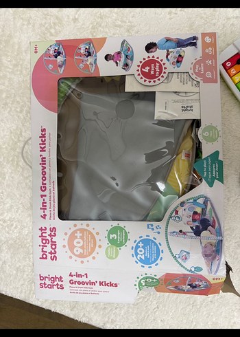 Bright starsts 4'ü 1 Arada Bebek Oyun Halısı ve Müzik Seti - Görsel 3