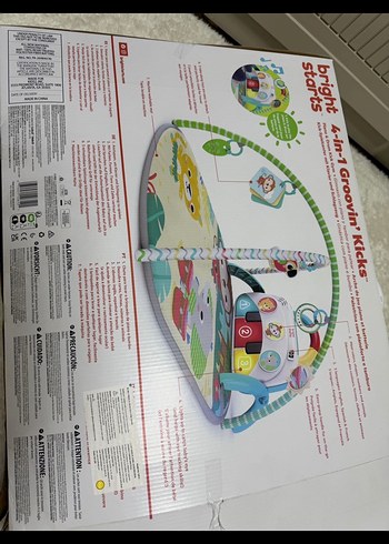 Bright starsts 4'ü 1 Arada Bebek Oyun Halısı ve Müzik Seti - Görsel 2