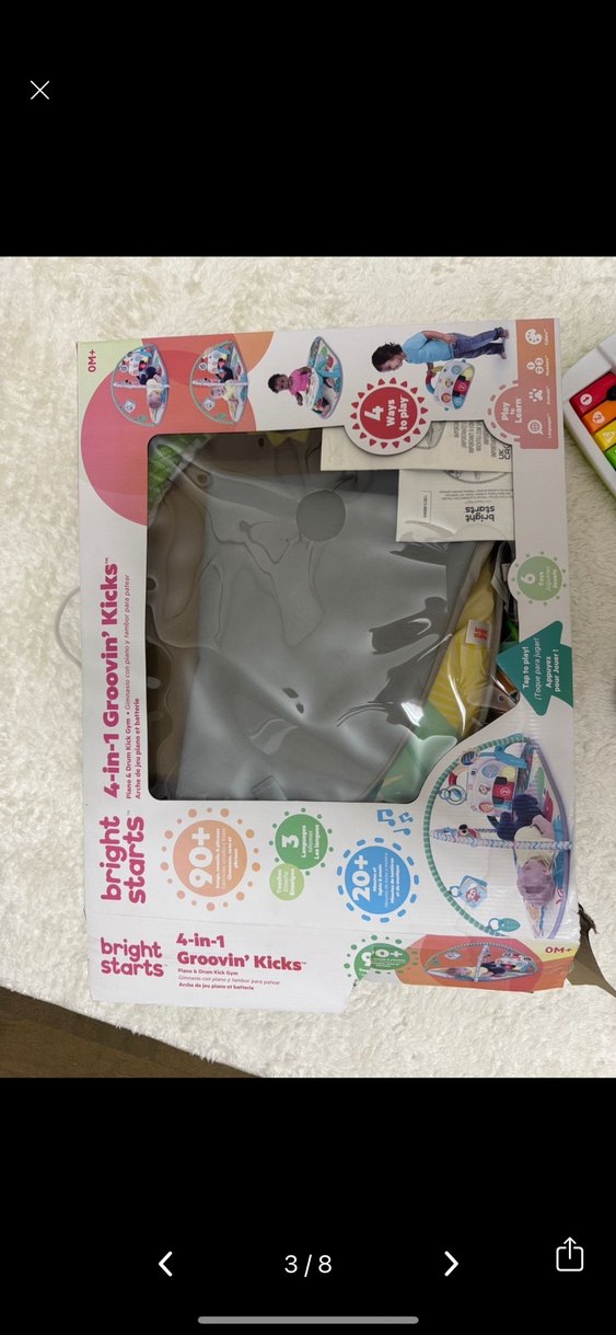 Bright starsts 4'ü 1 Arada Bebek Oyun Halısı ve Müzik Seti - Görsel 3