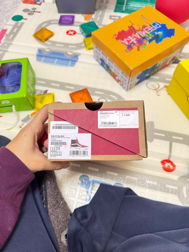 Bebek Vans Spor Ayakkabı - Görsel 5