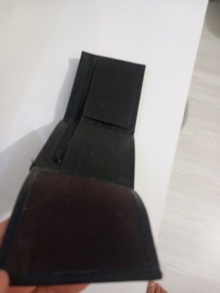 Siyah Yılan Desenli Erkek Cüzdan - Görsel 3