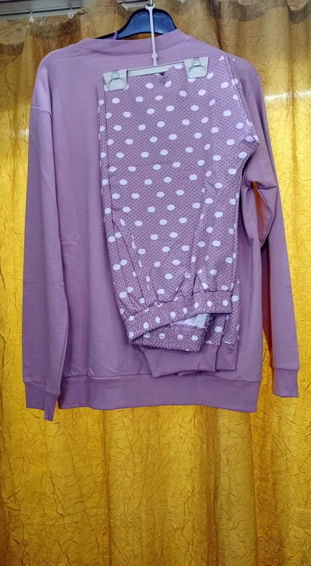 Mor Pamuklu Kadın Sweatshirt - Görsel 2