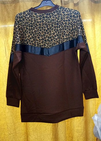 Kahverengi Leopar Desenli Kadın eşofman takımı - Görsel 2