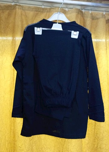 Erkek Çocuk Gri Düğmeli Sweatshirt - Görsel 2