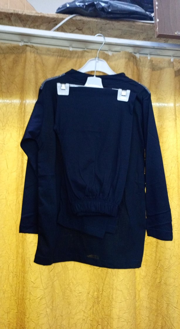 Erkek Çocuk Gri Düğmeli Sweatshirt - Görsel 2