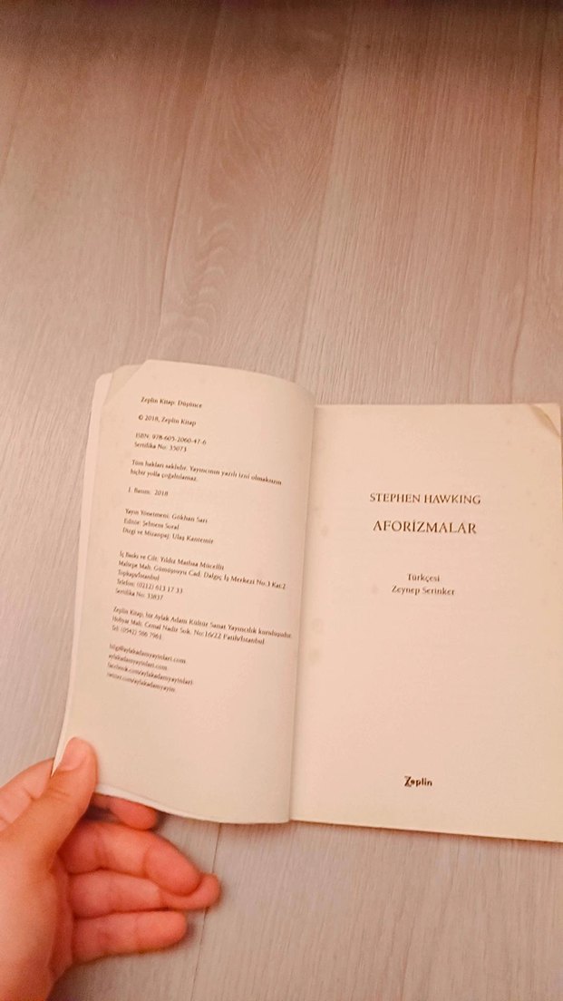 Hawking Aforizmalar Kitabı - Görsel 4