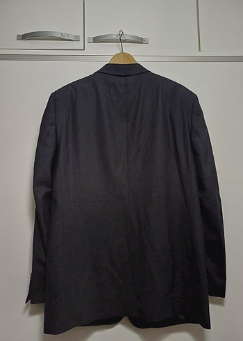 kiğılı siyah Erkek Ceket, Düğmeli - Görsel 5