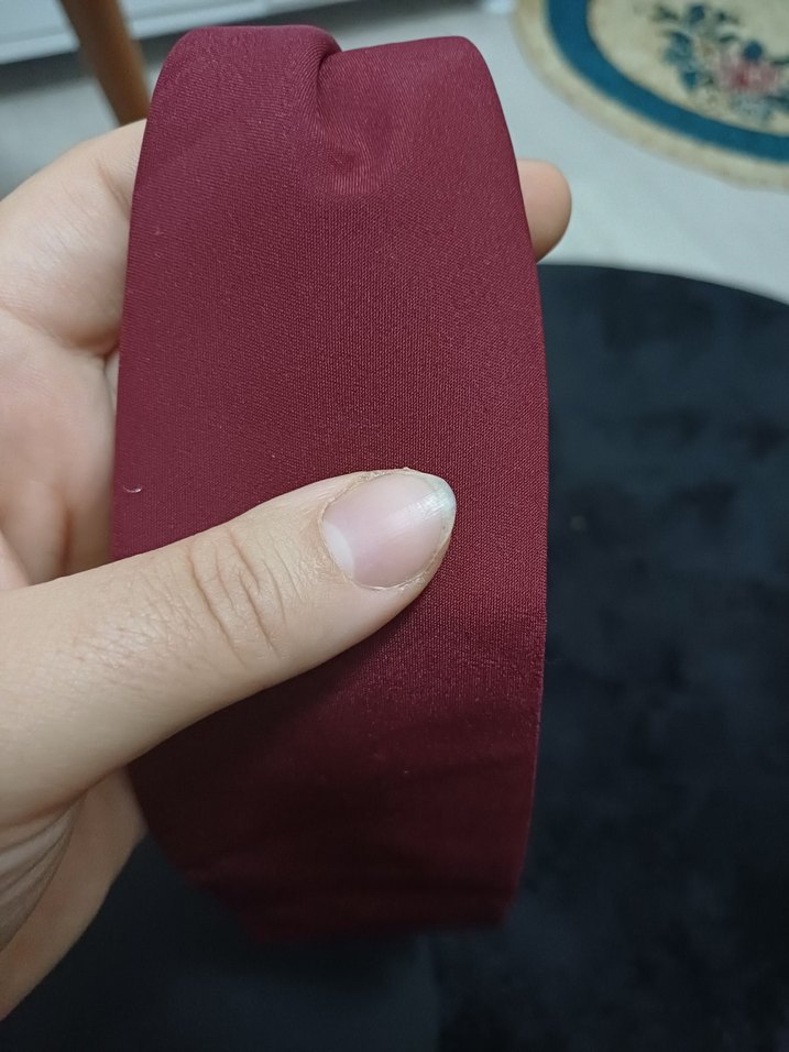 Bordo Erkek Kravat - Görsel 5