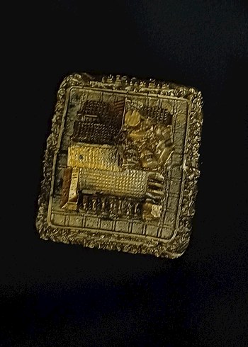 Altın Renkli İstanbul Figür kız kulesi - Görsel 4