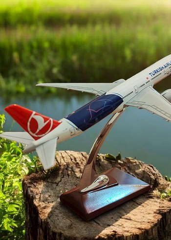 THY B-777 ŞAMPİYONLAR LİGİ TEMALI METAL UÇAK