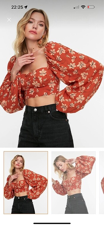Zara Crop Bluz