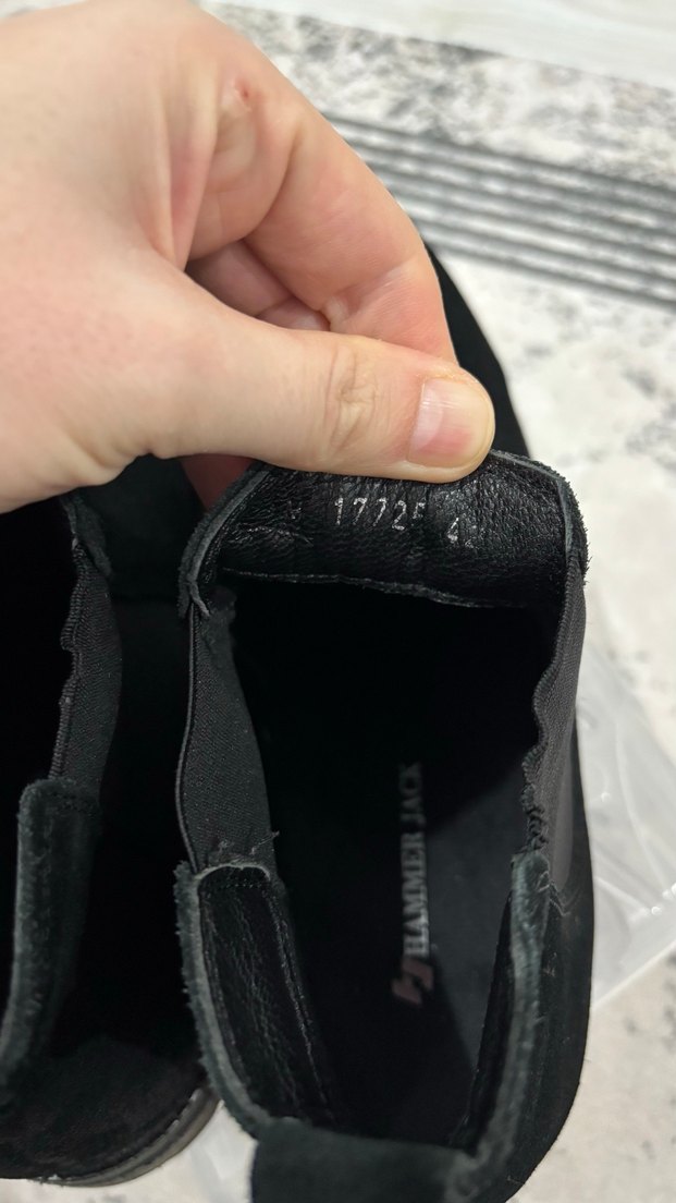 Siyah süet Erkek Sokak Tarzı Bot  orjinal hammer jack - Görsel 5