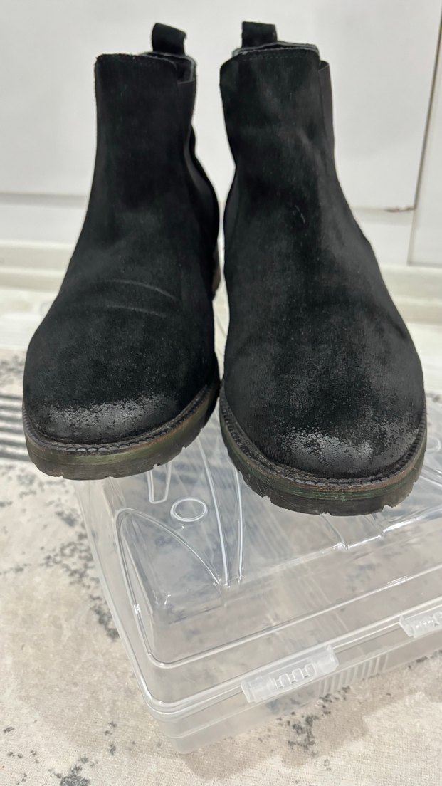 Siyah süet Erkek Sokak Tarzı Bot  orjinal hammer jack - Görsel 3