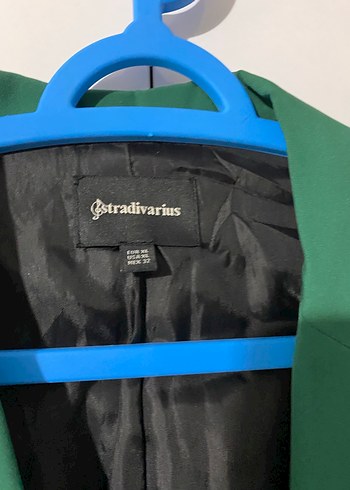 Düğmeli Yeşil Kadın Blazer Ceket - Görsel 4