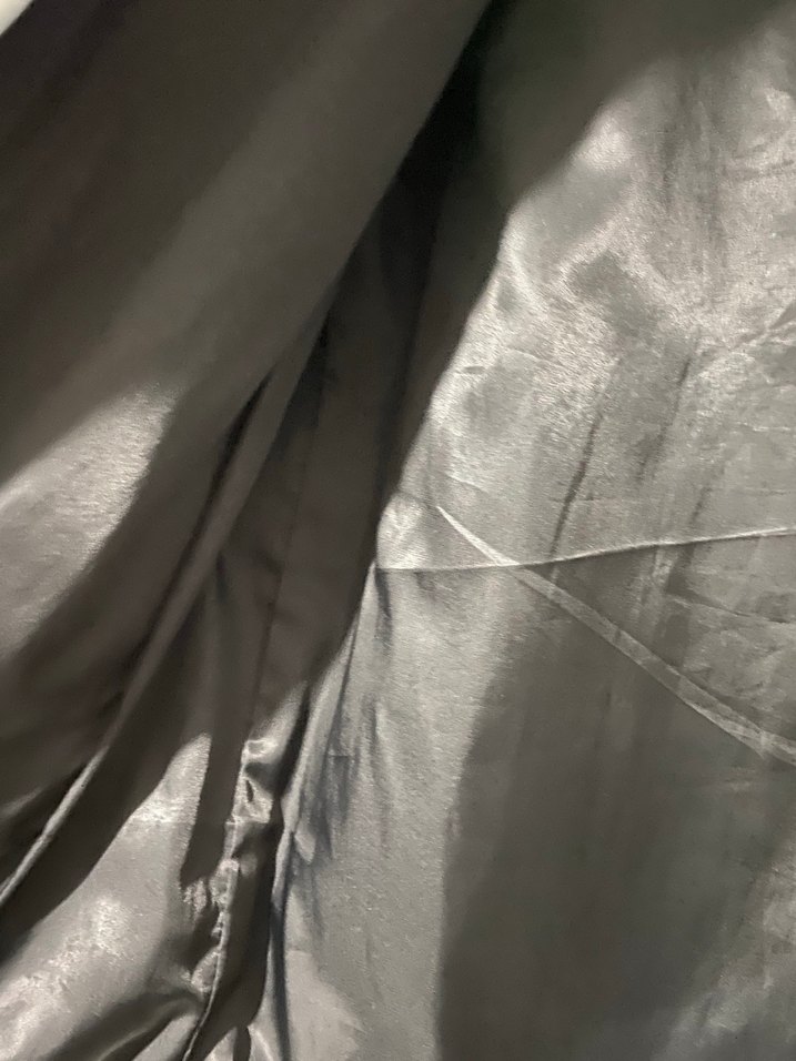 Kadın Siyah Deri Biker Ceket - Görsel 2