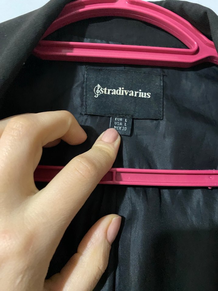 Düğmeli Siyah Kadın Blazer Ceket - Görsel 5