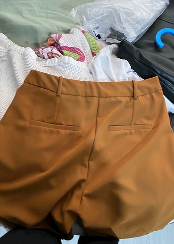 Düğmeli Kahverengi Kadın Blazer Ceket - Görsel 3