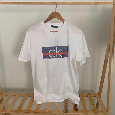 CK BASKILI ERKEK T-SHIRT