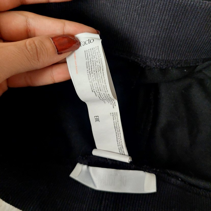 Kadın Siyah Baskılı Rahat Eşofman - Görsel 4